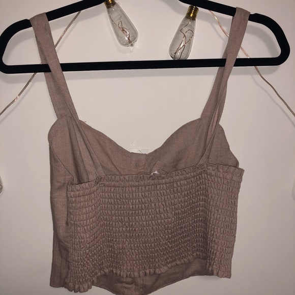 Pacsun Rose Button Tank - Picture 2 of 4